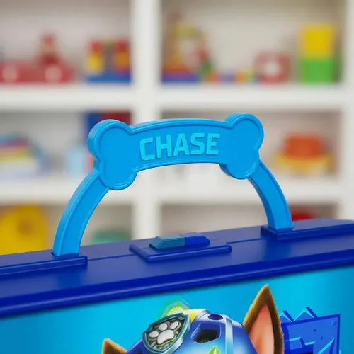 Maleta Lancheira Patrulha Canina Chase Com Trufas 108g - Cacau Show Azul-marinho, foto 4 de 5