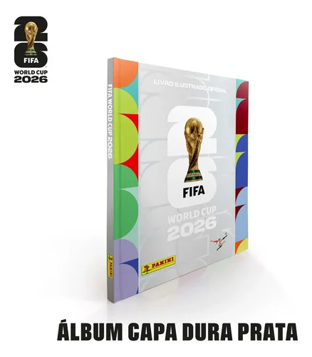 Copa Do Mundo 2026 - Álbum Capa Dura Prata - Fifa World Cup 2026, foto 5 de 8