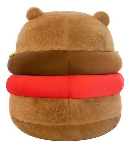 Pelúcia Capivara Txdrra 30cm Juguete Infantil Marrom Capivara Hambúrguer, foto 2 de 2