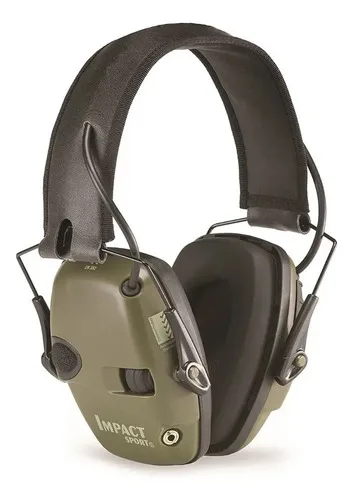 Abafador Eletrônico Howard Leight Impact Sport Tiro R-01526 Verde, foto 1 de 6