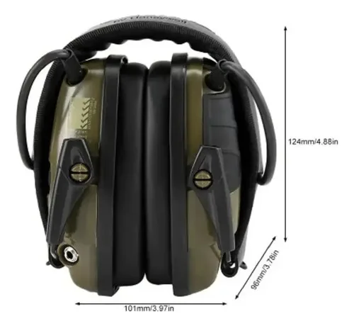 Abafador Eletrônico Howard Leight Impact Sport Tiro R-01526 Verde, foto 2 de 6