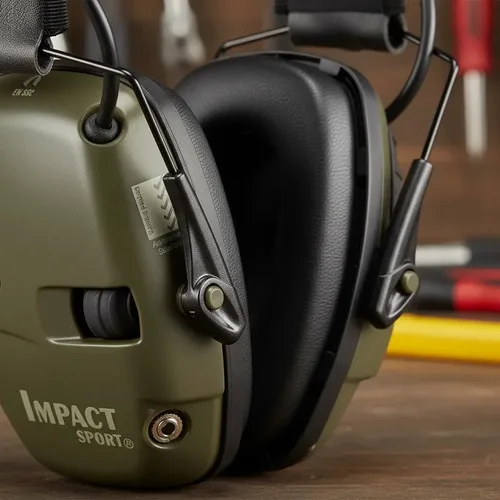 Abafador Eletrônico Howard Leight Impact Sport Tiro R-01526 Verde, foto 6 de 6