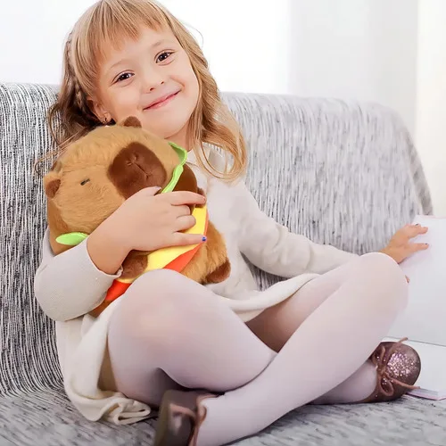 Hambúrguer De Pelúcia Pequeno Marrom Chdblock Capibara Winnie The Pooh, foto 2 de 2