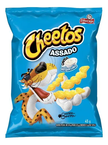 Salgadinho De Milho Onda Cheetos Requeijão 45g Elma Chips, foto 1 de 4