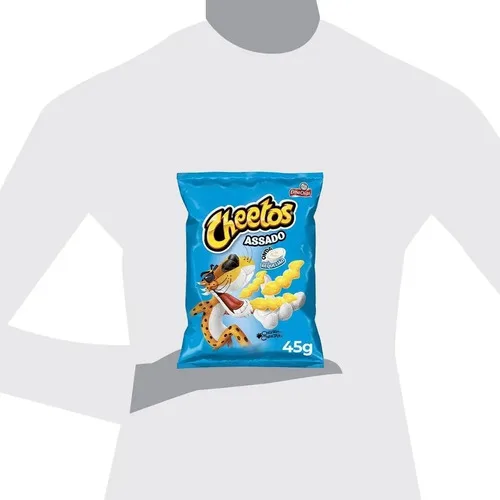 Salgadinho De Milho Onda Cheetos Requeijão 45g Elma Chips, foto 3 de 4