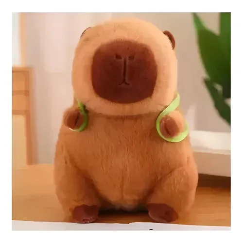 Pelúcia Capivara Geral Marrom Médio Hipoalergênica Crianças, foto 4 de 8
