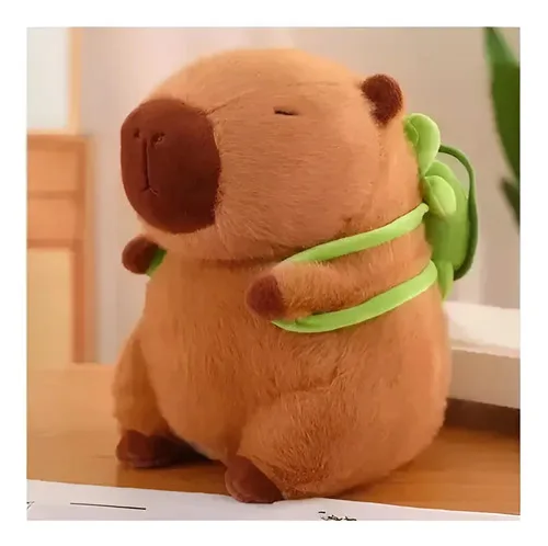 Pelúcia Capivara Geral Marrom Médio Hipoalergênica Crianças, foto 7 de 8