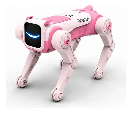 Robô Cachorro Inteligente Ai Com Controle De Voz Infantil Cachorro Rosa, foto 2 de 5