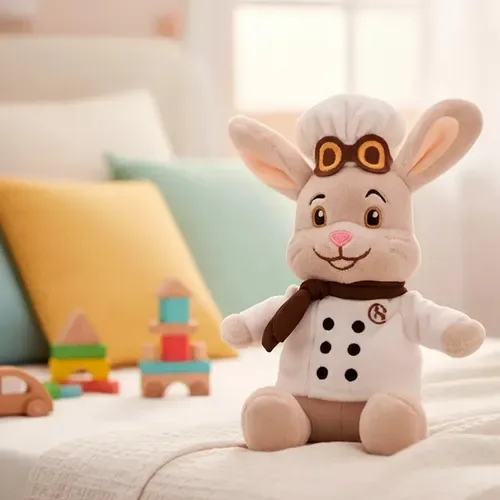 Coelho Chef Magia Pascoa Pelucia Cacau Show Bege, foto 4 de 7