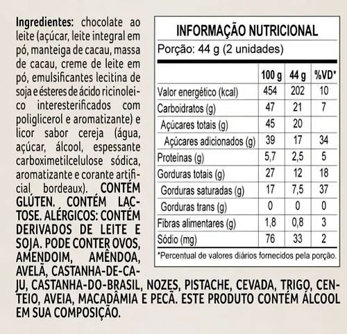Caixa Clássicos Garrafinhas 88g Cacau Show Dia Das Mulheres Namorados, foto 3 de 3