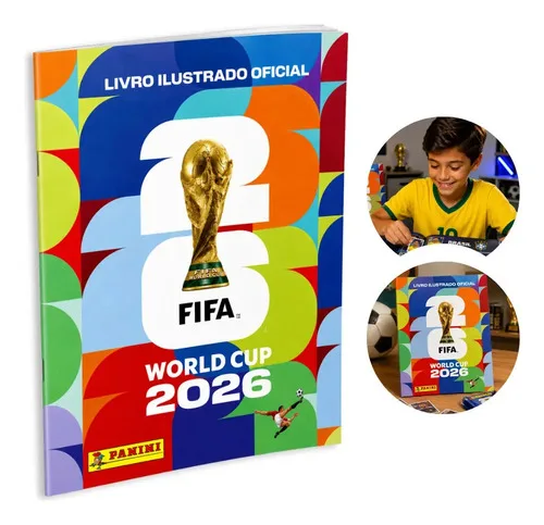 Álbum Oficial Fifa World Copa 2026 Panini Livro Ilustrado, foto 2 de 5