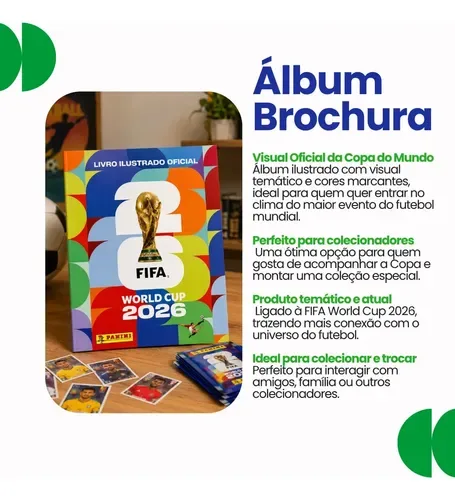 Álbum Oficial Fifa World Copa 2026 Panini Livro Ilustrado, foto 3 de 5