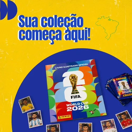 Álbum Oficial Fifa World Copa 2026 Panini Livro Ilustrado, foto 5 de 5