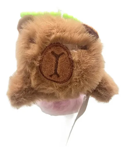 Pulseira De Pelúcia Capivara, Capivara Abraçável, Bicho De Bege, foto 5 de 8