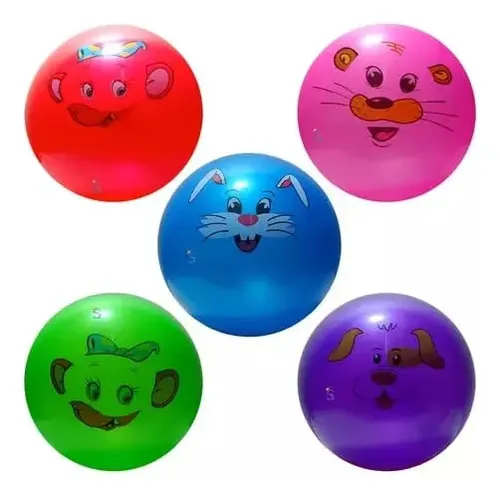 25 Bola Bolas De Vinil Dente De Leite Praia Piscina Atacado Colorido Animais, foto 6 de 7