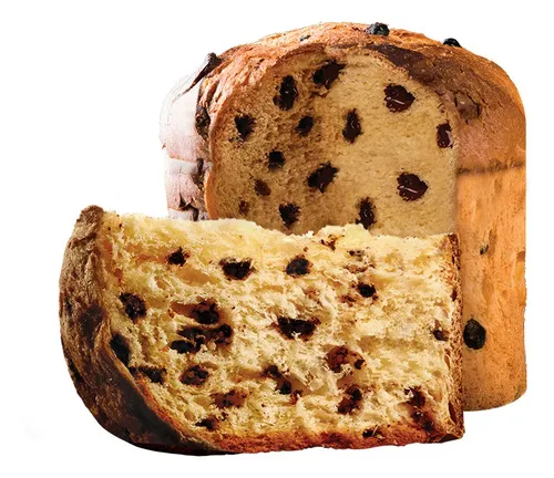 Panetone Gotas De Chocolate Sem Embalagem 450g Cacau Show, foto 2 de 3