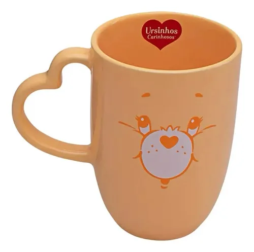 Caneca Ursinhos Carinhosos Fofinha Personagens Cacau Show Cor Sol - Amarelo, foto 6 de 8