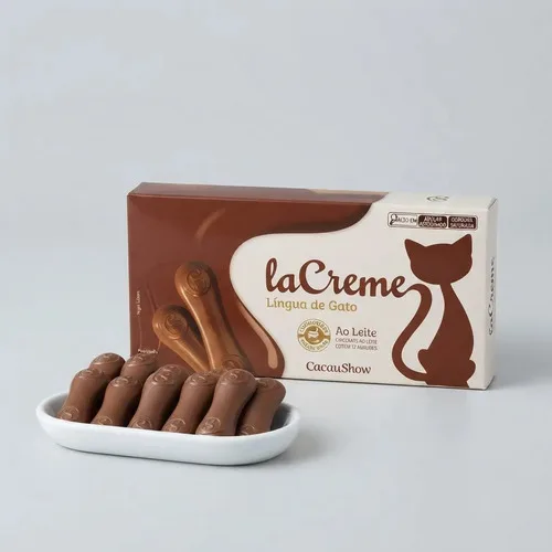La Creme Lingua De Gato Ao Leite Cacau Show, foto 5 de 5