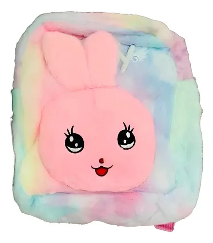 Mochila Escolar Pelúcia Coelhinha Lilás Show 10l Infantil