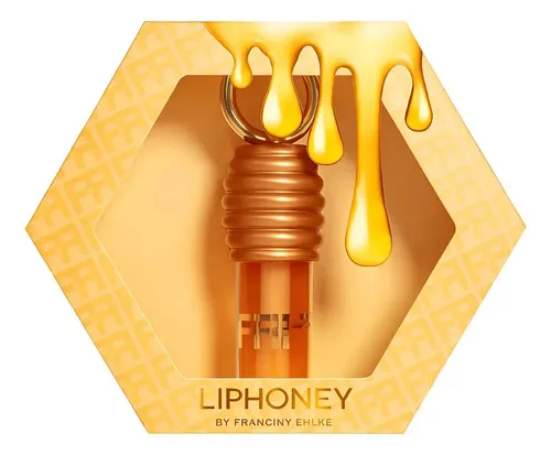 Gloss Labial De Mel Liphoney Com Brilho Irresistível Com Chaveiro Dourado, foto 1 de 8