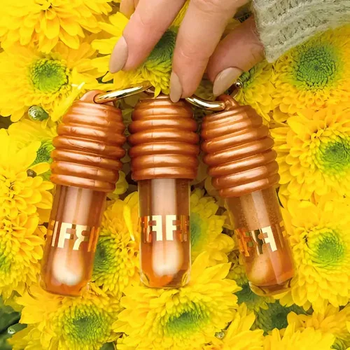 Gloss Labial De Mel Liphoney Com Brilho Irresistível Com Chaveiro Dourado, foto 6 de 8
