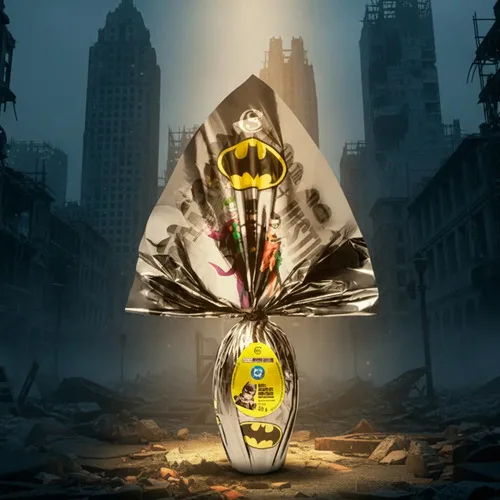 Ovo De Pascoa Gogos Batman Cacau Show Brinde Surpresa 80g, foto 7 de 8