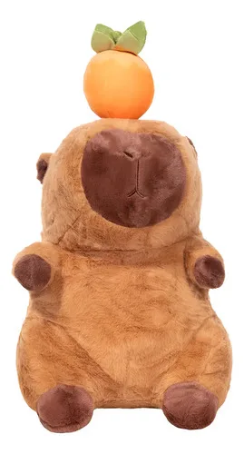Pelúcia Capivara 35cm Yoi Marrom Infantil Lavável Sem Pilhas Sortimento, foto 1 de 3