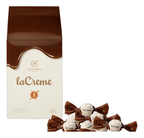 Caixa De Trufas Lacreme 160g Cacau Show Para Presente, foto 2 de 4