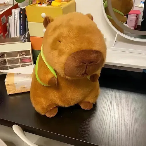 Boneca Decorativa Capivara Plush Urso De Pelúcia Realista E, foto 4 de 7