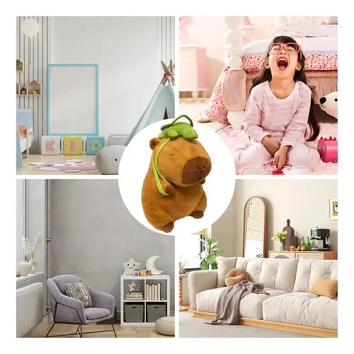 Boneca Decorativa Capivara Plush Urso De Pelúcia Realista E, foto 6 de 7