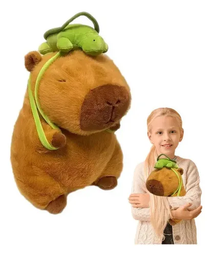 Boneca Decorativa Capivara Plush Urso De Pelúcia Realista E, foto 7 de 7