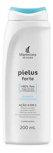 Shampoo Fortalecedor Pielus Skincare 200ml Cabelo Enfraquecido, foto 1 de 3