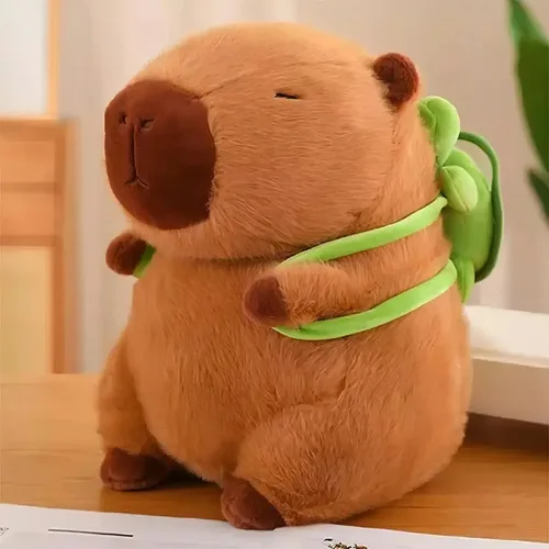 2 Pcs Peluches De Capivara E Mochilas Pequenas De Tartaruga Cor 2pcs Turtle Doll, foto 2 de 4
