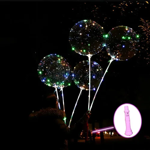 Balloon Balão De Led Redondo 10 Unidades Transparente Rgb, foto 4 de 8
