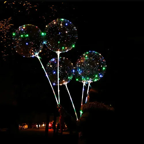 Balloon Balão De Led Redondo 10 Unidades Transparente Rgb, foto 8 de 8